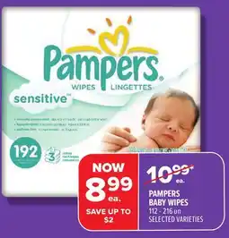 Metro PAMPERS BABY WIPES offer