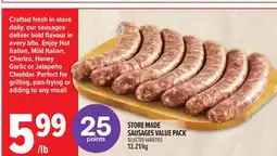 Metro STORE MADE SAUSAGES VALUE PACK offer