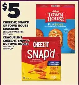 Independent Grocer CHEEZ-IT, SNAP'D OR TOWN HOUSE CRACKERS, 212-391 G offer