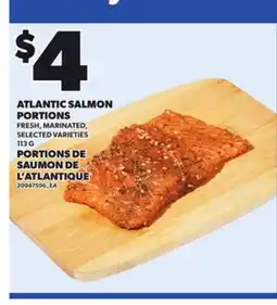 Independent Grocer ATLANTIC SALMON PORTIONS, 113 G offer