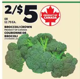 Independent Grocer BROCCOLI CROWN offer