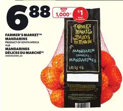 Independent Grocer FARMER'S MARKET MANDARINS, 4 LB offer