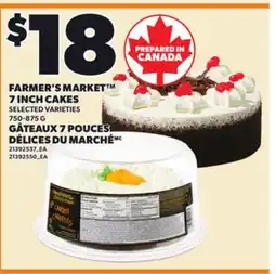 Independent Grocer FARMER'S MARKET 7 INCH CAKES, 750-875 G offer