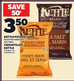 Independent Grocer KETTLE POTATO CHIPS, 156/198 G offer