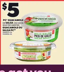 Independent Grocer PC GUACAMOLE, 227 G OR SALSA, 330/430 ML | GUACAMOLE OU SALSA PCMD offer