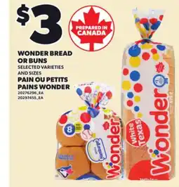 Independent Grocer WONDER BREAD OR BUNS offer