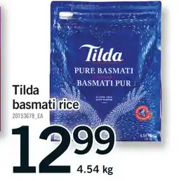 Fortinos TILDA BASMATI RICE, 4.54 KG offer