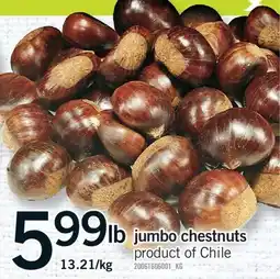 Fortinos JUMBO CHESTNUTS offer