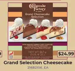 Fortinos GRAND SELECTION CHEESECAKE offer