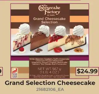 Fortinos GRAND SELECTION CHEESECAKE offer