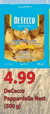 Fortinos DECECCO PAPPARDELLE NEST, 500 G offer