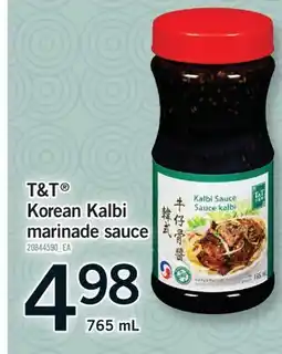 Fortinos T & T KOREAN KALBI KOREAN KALBI MARINADE, 765 ML offer