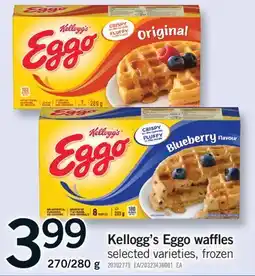 Fortinos KELLOGG'S EGGO WAFFLES, 270/280 G offer