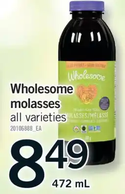 Fortinos WHOLESOME MOLASSES, 472 ML offer