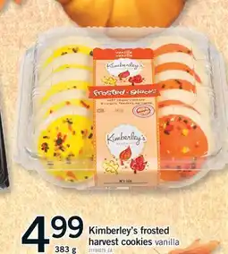 Fortinos KIMBERLEY'S FROSTED HARVEST COOKIES, 383 g offer