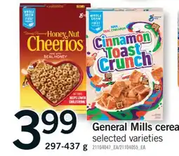 Fortinos GENERAL MILLS CEREAL, 297-437 G offer