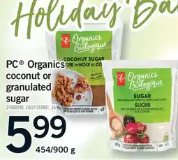 Fortinos PC ORGANICS COCONUT OR GRANULATED SUGAR, 454/900 G offer