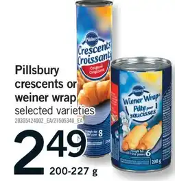 Fortinos PILLSBURY CRESCENTS OR WEINER WRAP, 200-227 g offer