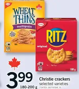 Fortinos CHRISTIE CRACKERS, 180-200 G offer