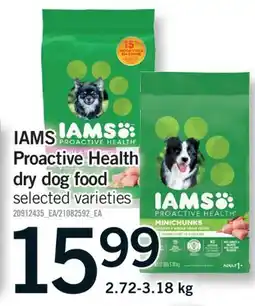 Fortinos IAMS PROACTIVE HEALTH DRY DOG FOOD, 2.72-3.18 KG offer