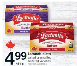 Fortinos LACTANTIA BUTTER, 454 G offer