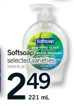 Fortinos SOFTSOAP, 221 ML offer