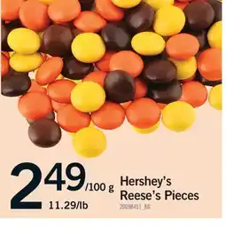 Fortinos HERSHEY'S REESE'S PIECES offer
