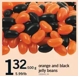 Fortinos ORANGE AND BLACK JELLY BEANS offer