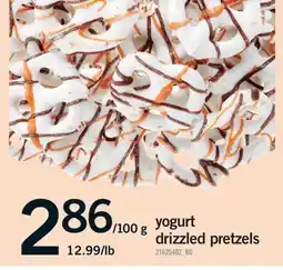 Fortinos YOGURT DRIZZLED PRETZELS offer