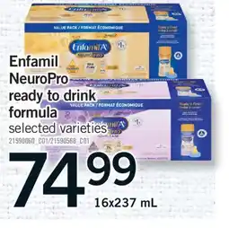 Fortinos ENFAMIL NEUROPRO READY TO DRINK FORMULA, 16X237 ML offer