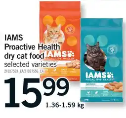Fortinos IAMS PROACTIVE HEALTH DRY CAT FOOD, 1.36-1.59 kg offer