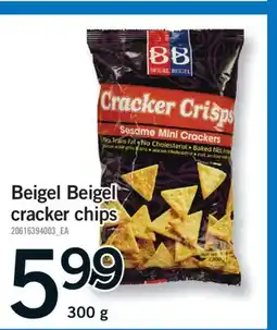 Fortinos BEIGEL BEIGEL CRACKER CHIPS, 300 G offer