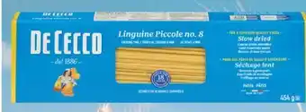 Fortinos DECECCO LINGUINE PICCOLE, (454 G) offer