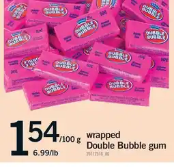 Fortinos WRAPPED DOUBLE BUBBLE GUM offer