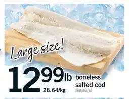 Fortinos BONELESS SALTED COD offer