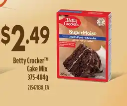 Fortinos BETTY CROCKER CAKE MIX, 375-404G offer