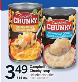 Fortinos CAMPBELL'S CHUNKY SOUP, 515 mL offer