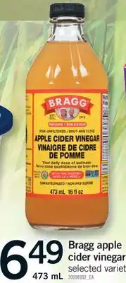 Fortinos BRAGG APPLE CIDER VINEGAR, 473 ML offer