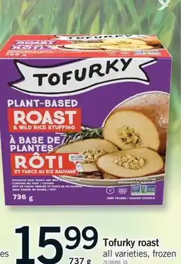 Fortinos TOFURKY ROAST, 737 G offer