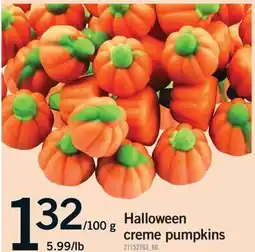 Fortinos HALLOWEEN CREME PUMPKINS offer