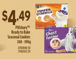 Fortinos PILLSBURY READY TO BAKE SEASONAL COOKIES, 260-396G offer