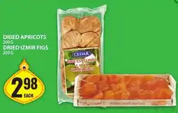 Food Basics DRIED APRICOTS, DRIED IZMIR FIGS offer