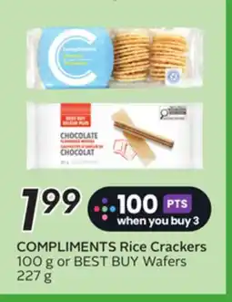 Sobeys COMPLIMENTS Rice Crackers offer