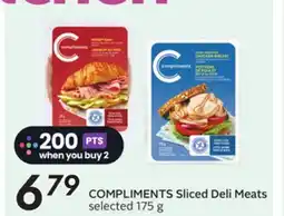 Sobeys COMPLIMENTS Sliced Deli Meats offer