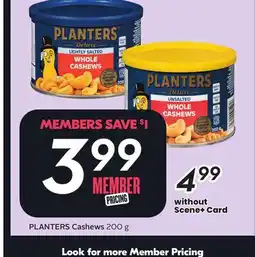 Sobeys PLANTERS Cashews offer