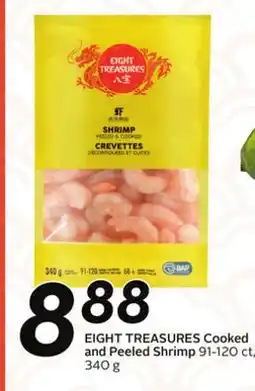 Sobeys EIGHT TREASURES Cooked and Peeled Shrimp offer