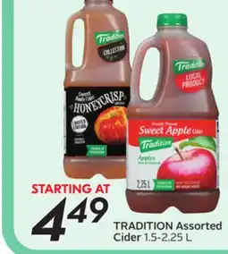 Sobeys TRADITION Assorted Cider - Apple Fest offer