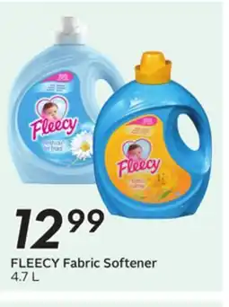 Sobeys FLEECY Fabric Softener offer