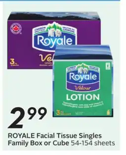 Sobeys ROYALE Facial Tissue offer