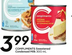 Sobeys COMPLIMENTS Sweetened Condensed Milk offer
